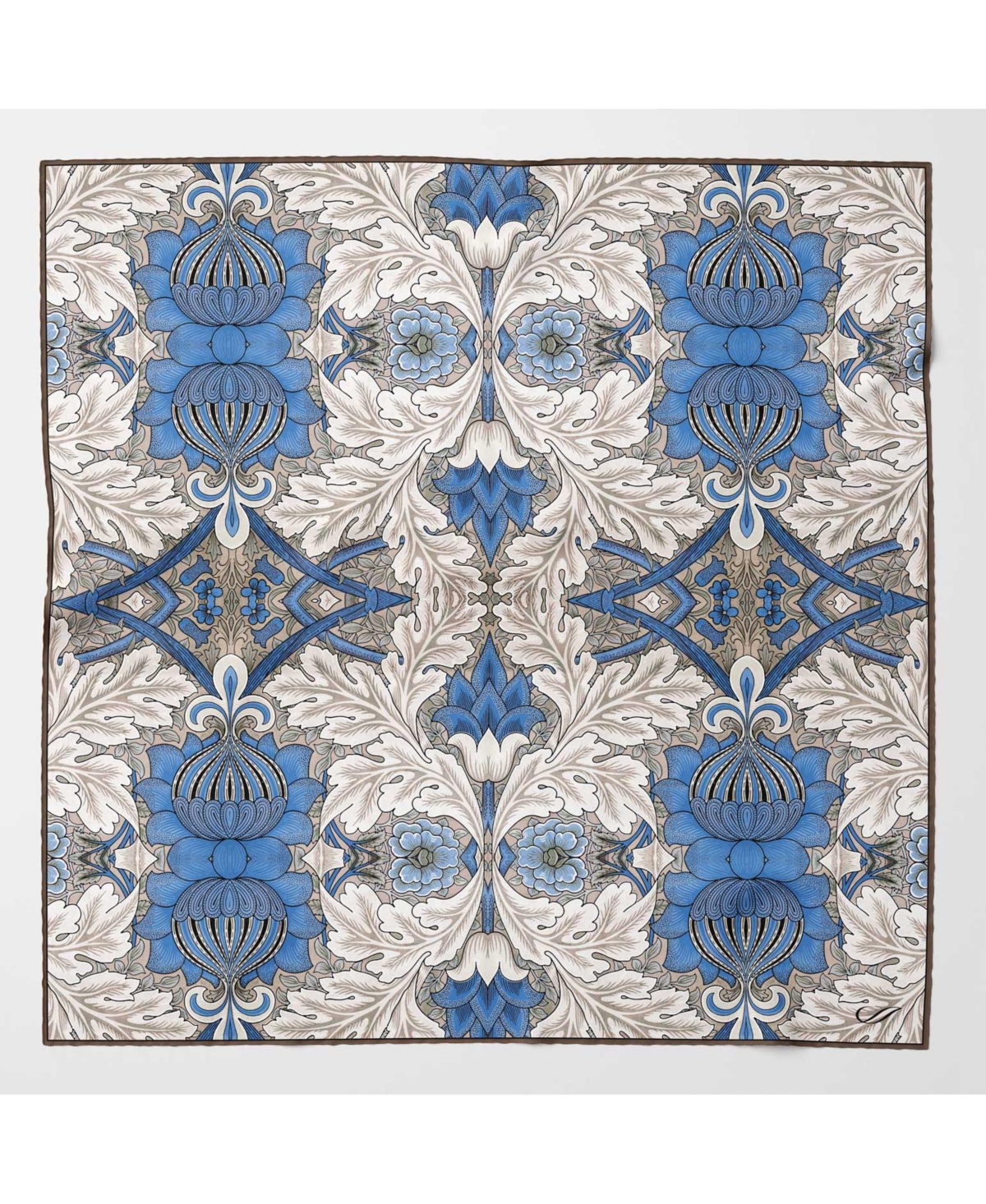 Men's Londra - Silk Pocket Square for Men - Aqua
