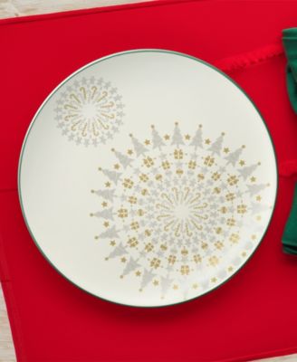 Dinnerware Set of 4 Colorwave Spruce Holiday Plates