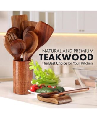 10-Piece Wooden Spoons for Cooking