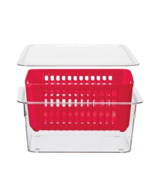 8.75&amp;quot; x 6.75&amp;quot; x 3.75&amp;quot; Berry Container for Fridge