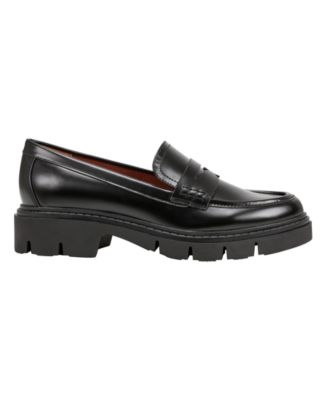 Women's Cube Lug Sole Penny Loafers