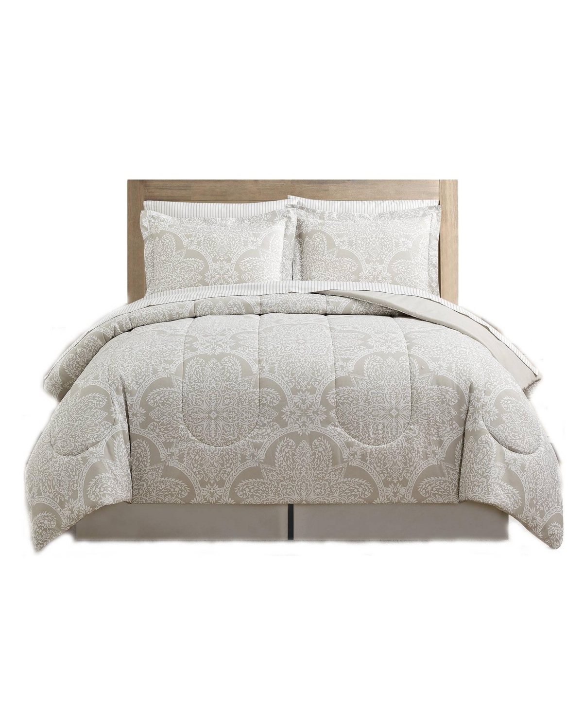 SunhamDamask 8-Pc. Comforter Set - Neutral