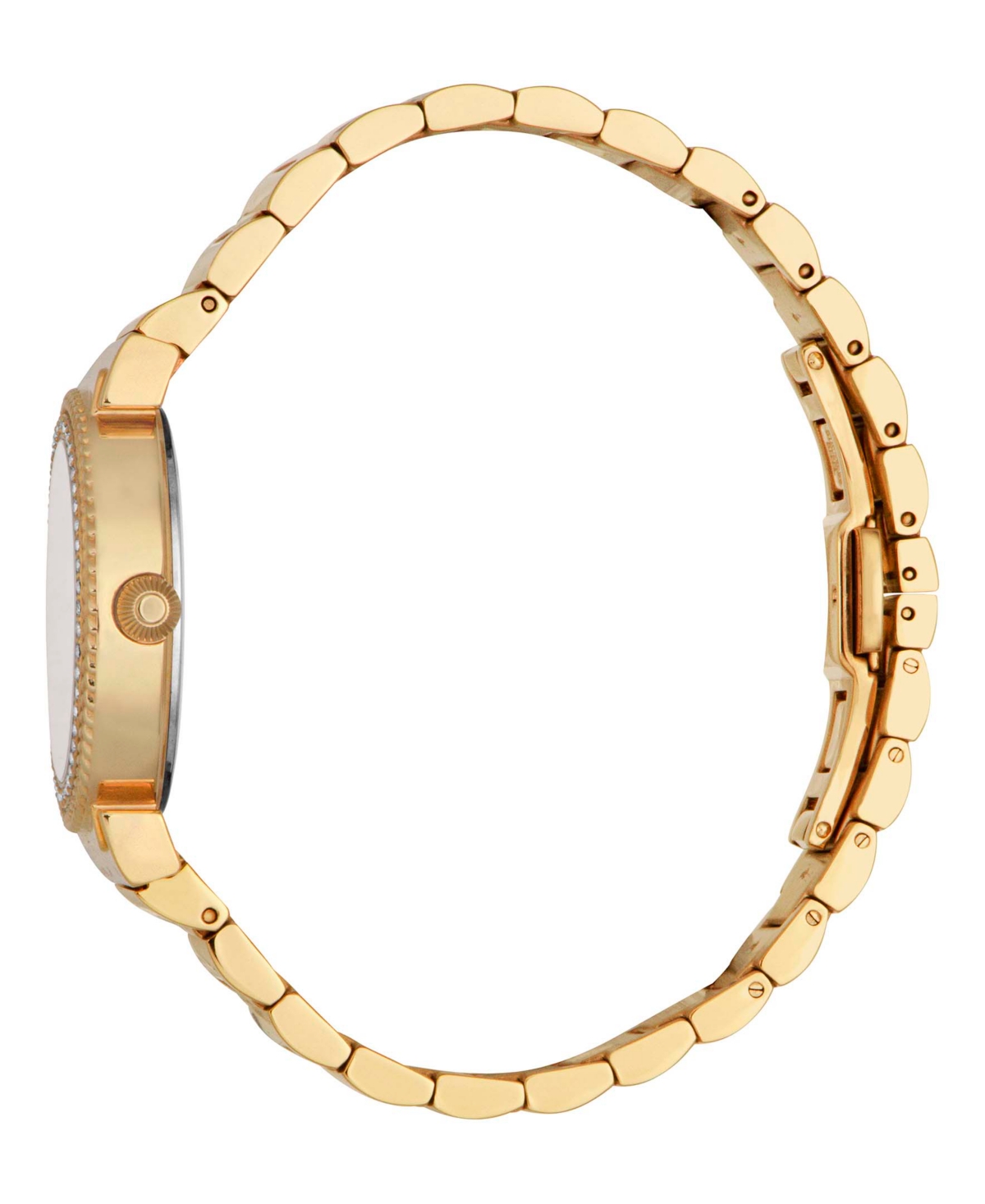 ROBERTO CAVALLI WOMEN'S QUARTZ GOLD-TONE STAINLESS STEEL WATCH 32MM 