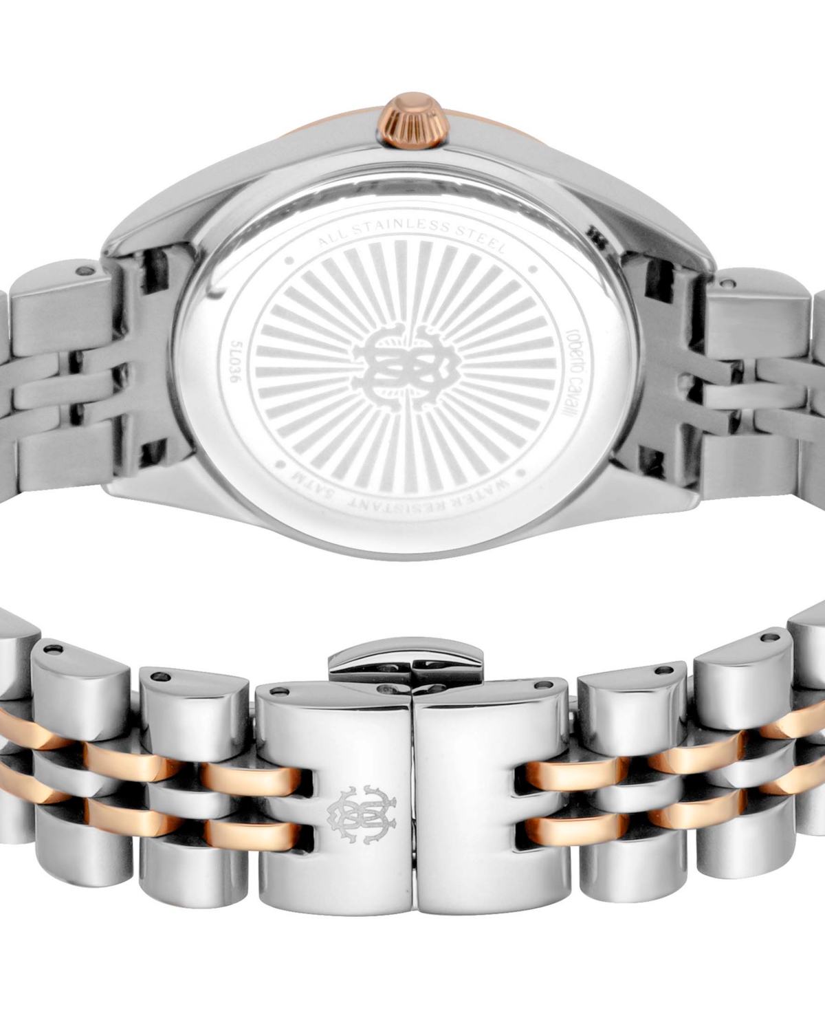 ROBERTO CAVALLI WOMEN'S QUARTZ TWO-TONE STAINLESS STEEL WATCH 31MM 