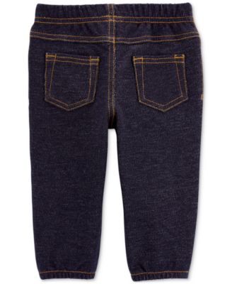 Baby Boys Zip-Up Jacket, Printed Bodysuit & Faux-Denim Pants, 3 Piece Set