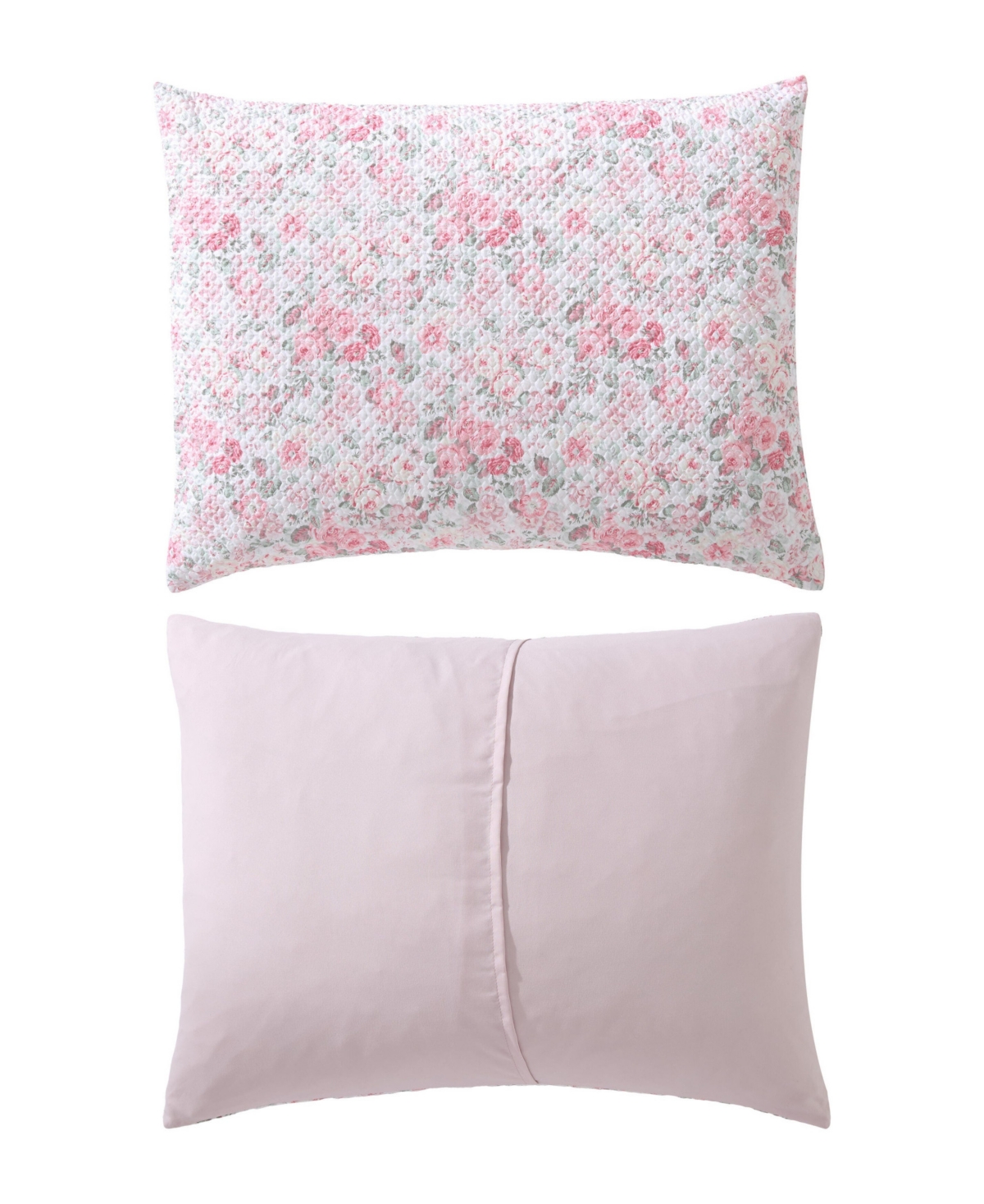 Shop Laura Ashley Quartet 6 Piece Comforter Set, Twin In Pink,green