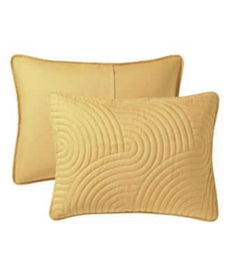 Sands 3-Piece Curved Quilt Set, King