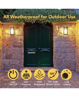Solar Lantern Outdoor Waterproof 2-Pack