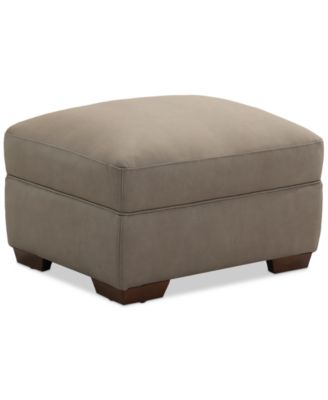 Furniture - Kovner Leather Ottoman