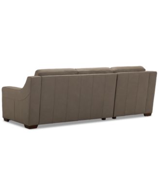 CLOSEOUT! Kovner 2-Pc. Leather Sectional Chaise and Sofa Set, Created for Macy's