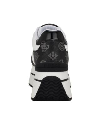 Women's Camrio Casual Double Platform Lace Up Sneakers