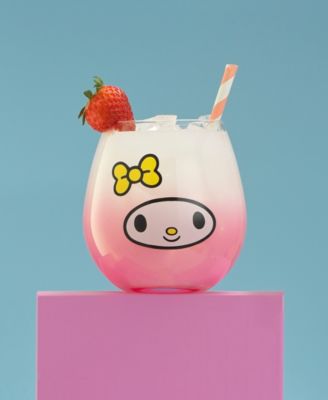 Hello Kitty and Friends Hello Sippy Stemless Drinking Glasses, Set of 4
