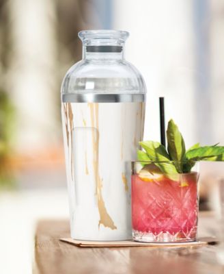 Groove 17oz. Double Wall Vacuum Insulated Stainless Steel Cocktail Shaker