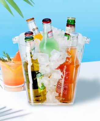 8" x 8" x 9.75" Acrylic Square Ice Bucket