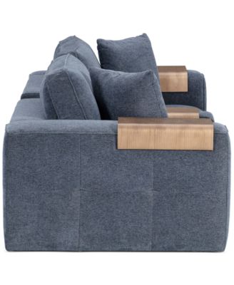 Nycolle 3-Pc. Modular Fabric Sofa with Console