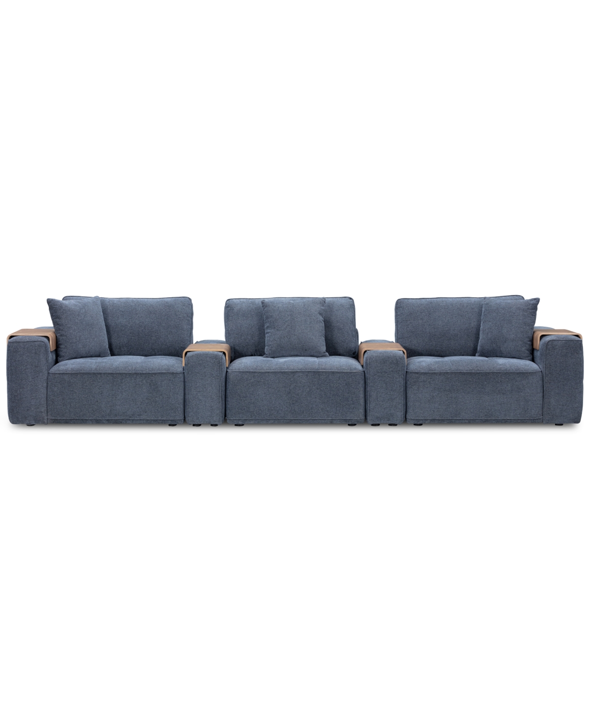 MACY'S NYCOLLE 5-PC. MODULAR FABRIC SECTIONAL WITH 2 CONSOLES, CREATED FOR MACY'S 