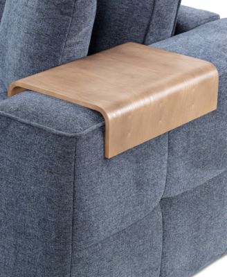 Nycolle 3-Pc. Modular Fabric Sofa with Console