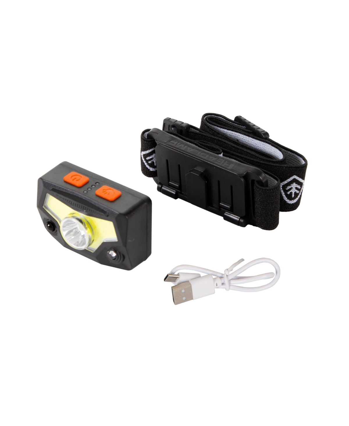 Stansport Rechargeable Head Lamp - 380 Lumen - Black head lamp frame