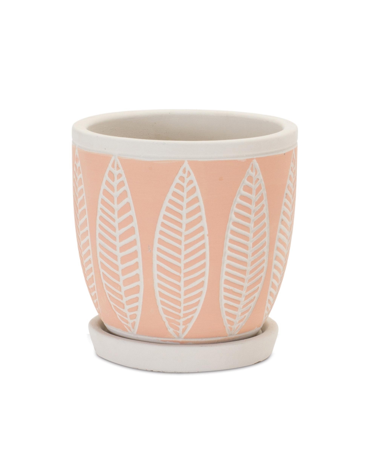 Slickblue Pot with Saucer (Set of 2) 4