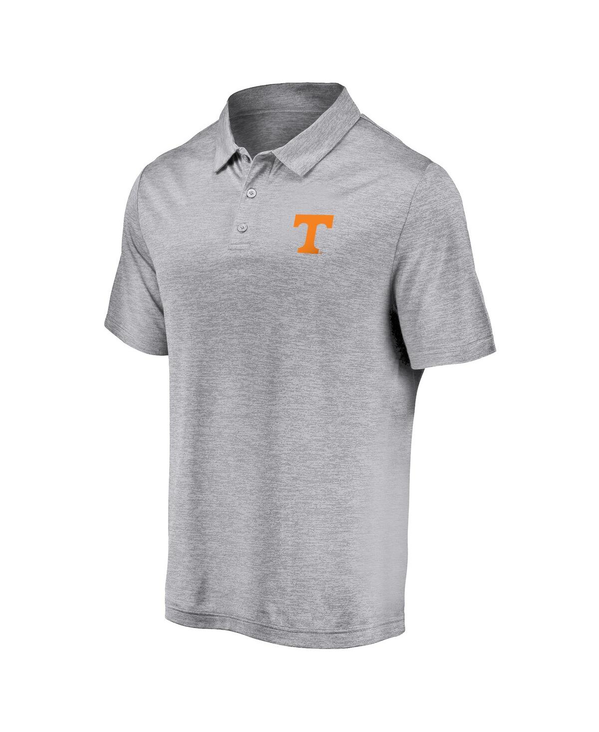 Fanatics Men's Gray Tennessee Volunteers Primary Logo Polo Shirt In Gray
