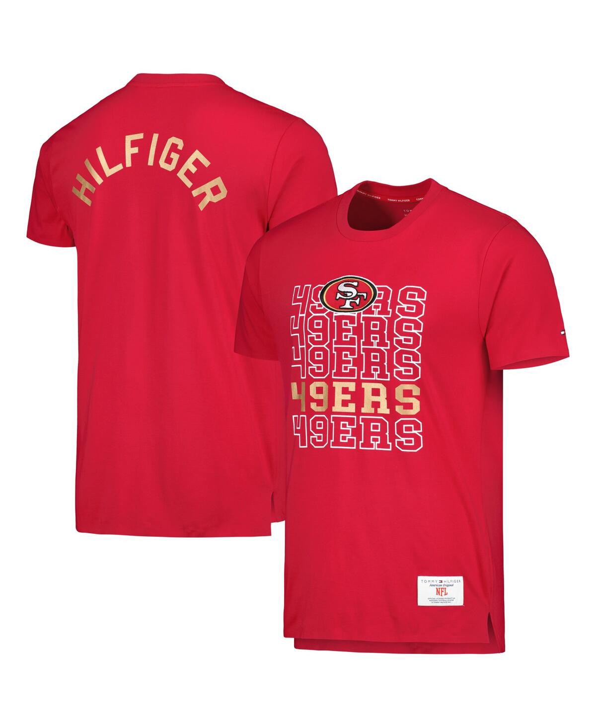Tommy Hilfiger Men's Scarlet San Francisco 49ers Liam T-shirt In Scarlet