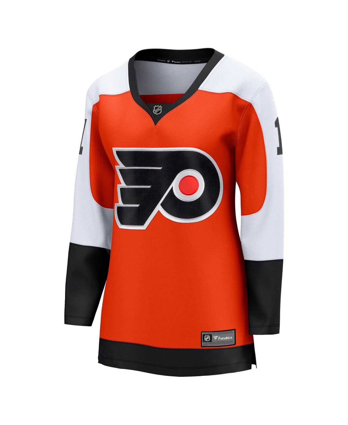 Fanatics Women's Travis KonecnyPhiladelphia Flyers Home Breakaway Player Jersey - Orange