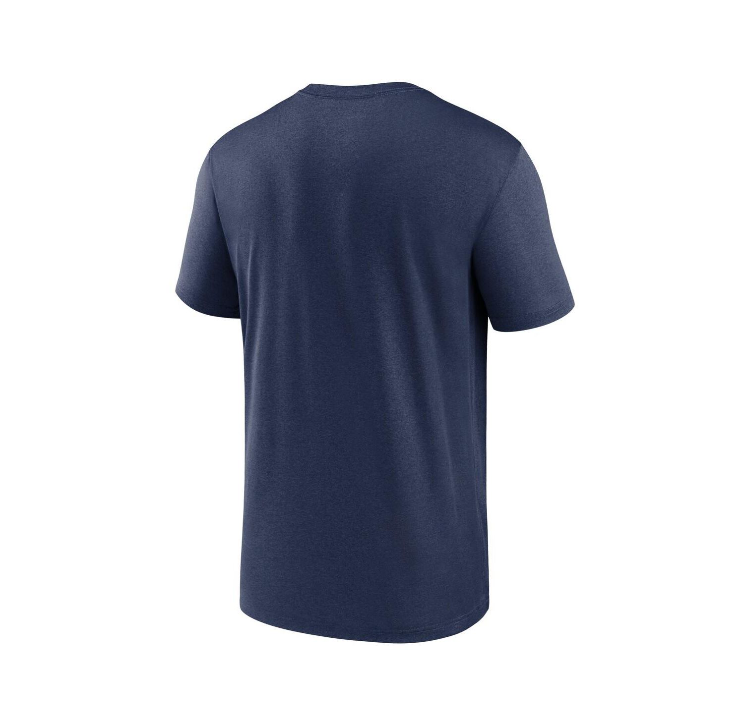 Men's Navy Los Angeles Angels Legend Fuse Large Logo Performance T-Shirt