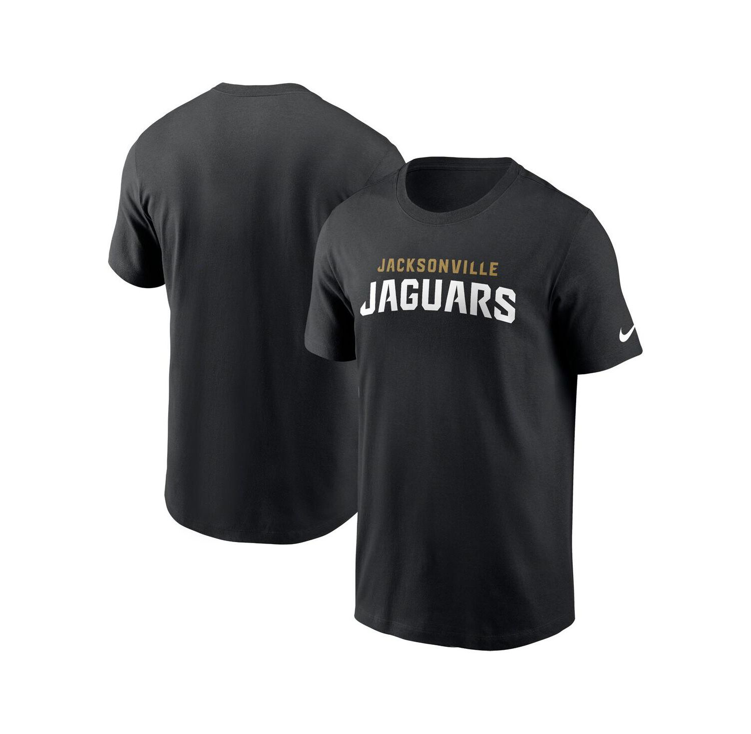 Men's Black Jacksonville Jaguars Primetime Wordmark Essential T-Shirt