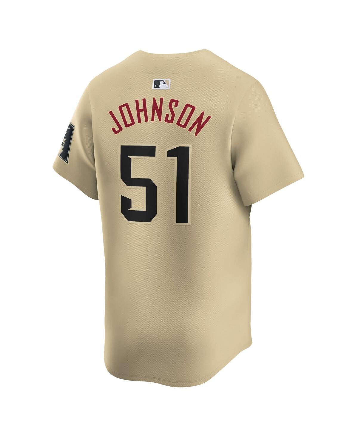 Nike Men's Randy Johnson Sand Arizona Diamondbacks City Connect Retired Player Jersey