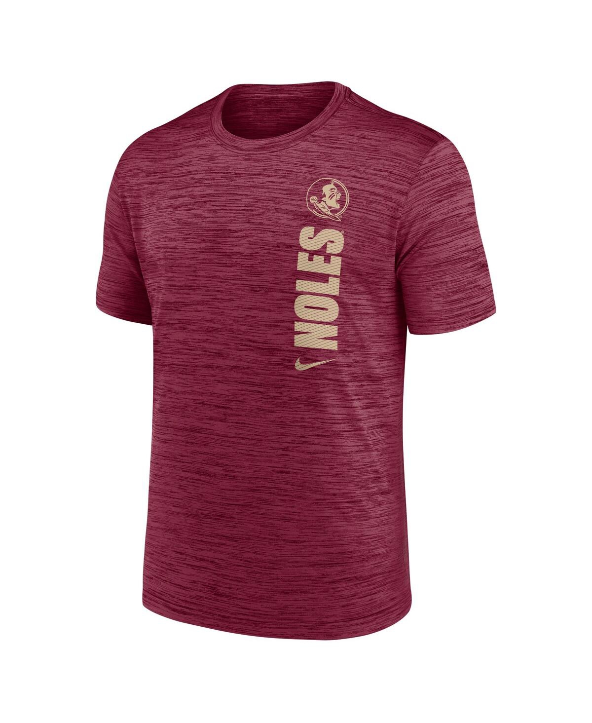 Nike Men'sFlorida State Seminoles 2024 Sideline Velocity Performance T-Shirt - Garnet