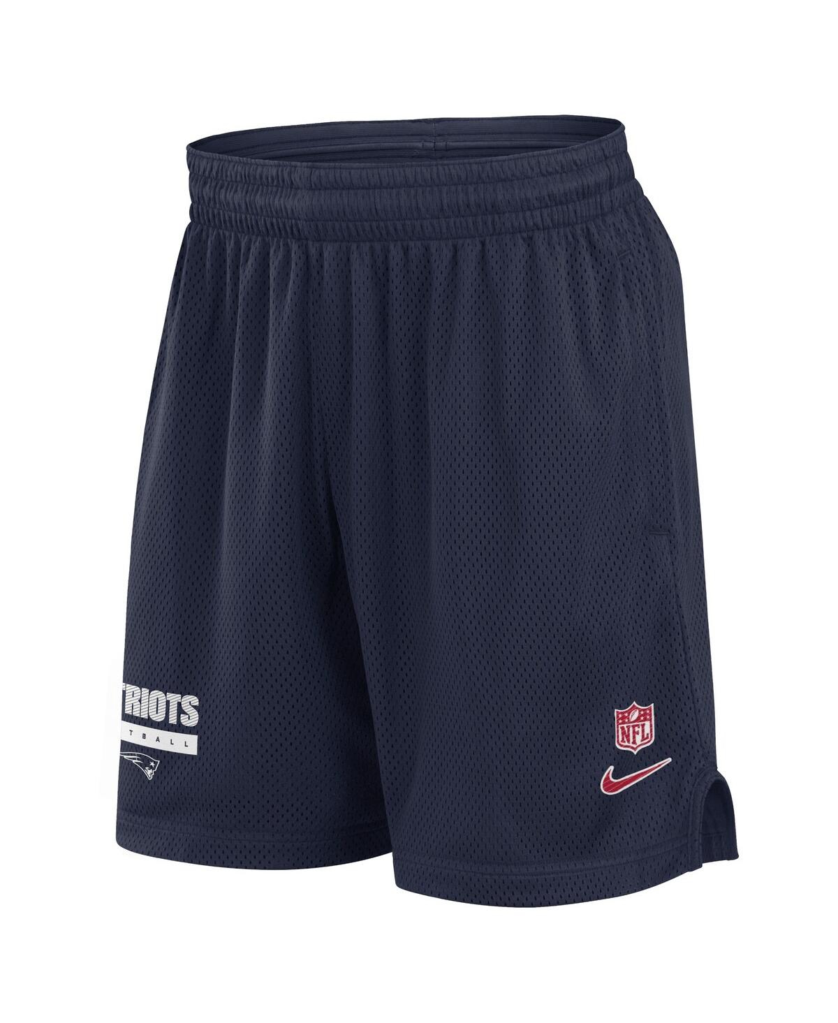 Nike Men's Navy New England Patriots 2024 Sideline Performance Mesh Shorts In Navy
