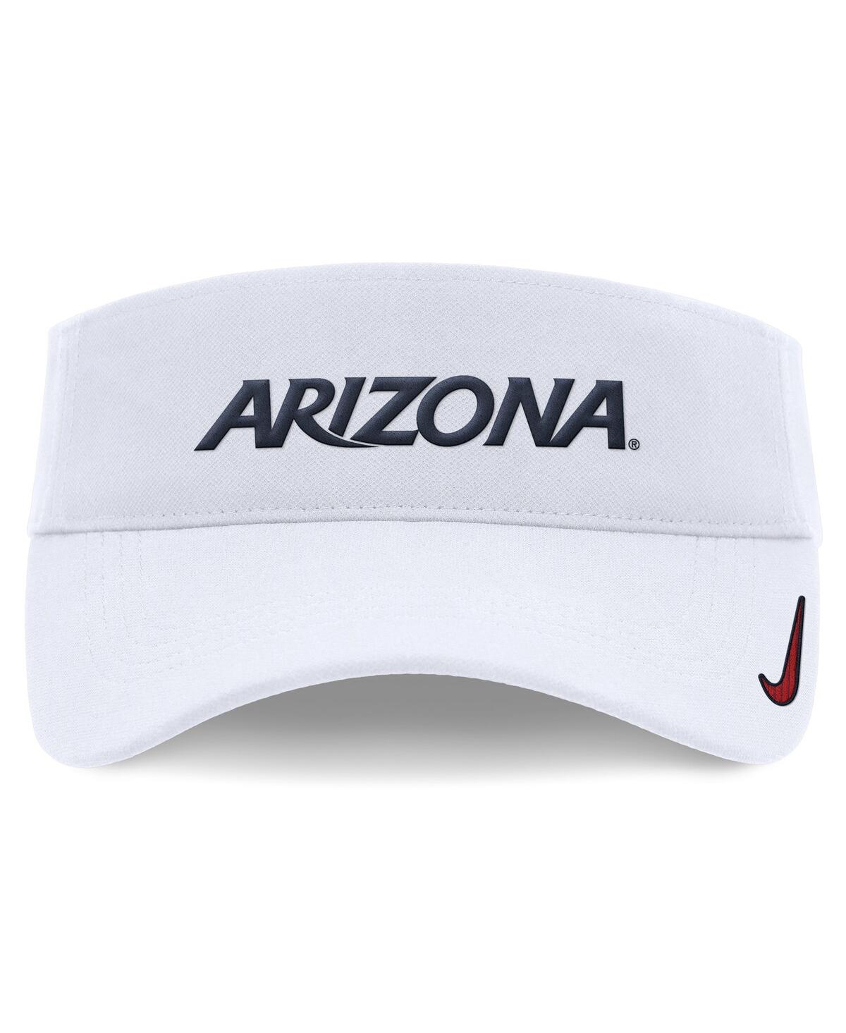 Nike Men's and Women'sArizona Wildcats 2024 Sideline Fit Ace Visor - White