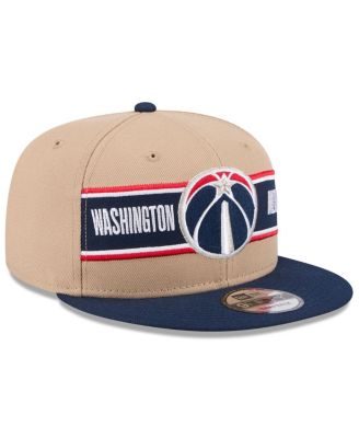 Men's Tan/Navy Washington Wizards 2024 NBA Draft 9FIFTY Snapback Hat