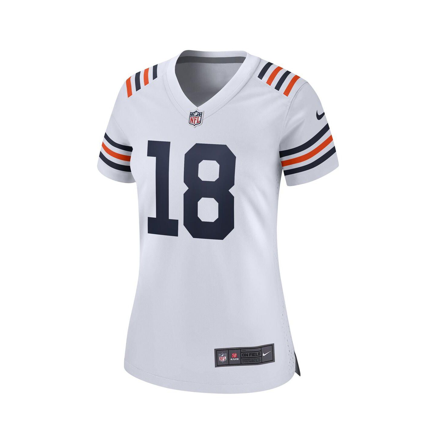 Женское джерси Nike Caleb Williams Chicago Bears 2024 NFL Draft First Round Pick Game, цвет: Белый — фото 3