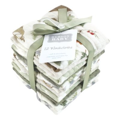 12-Piece Quilted Washcloth Set