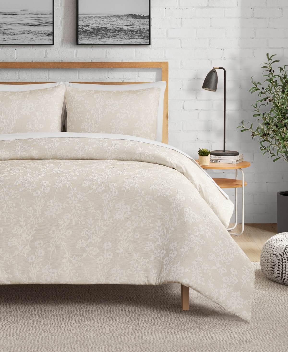 Lucky Brand Ava Floral Jacquard 2-Pc. Comforter Set, Xl