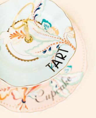 Floral 2 Tier Cake Stand