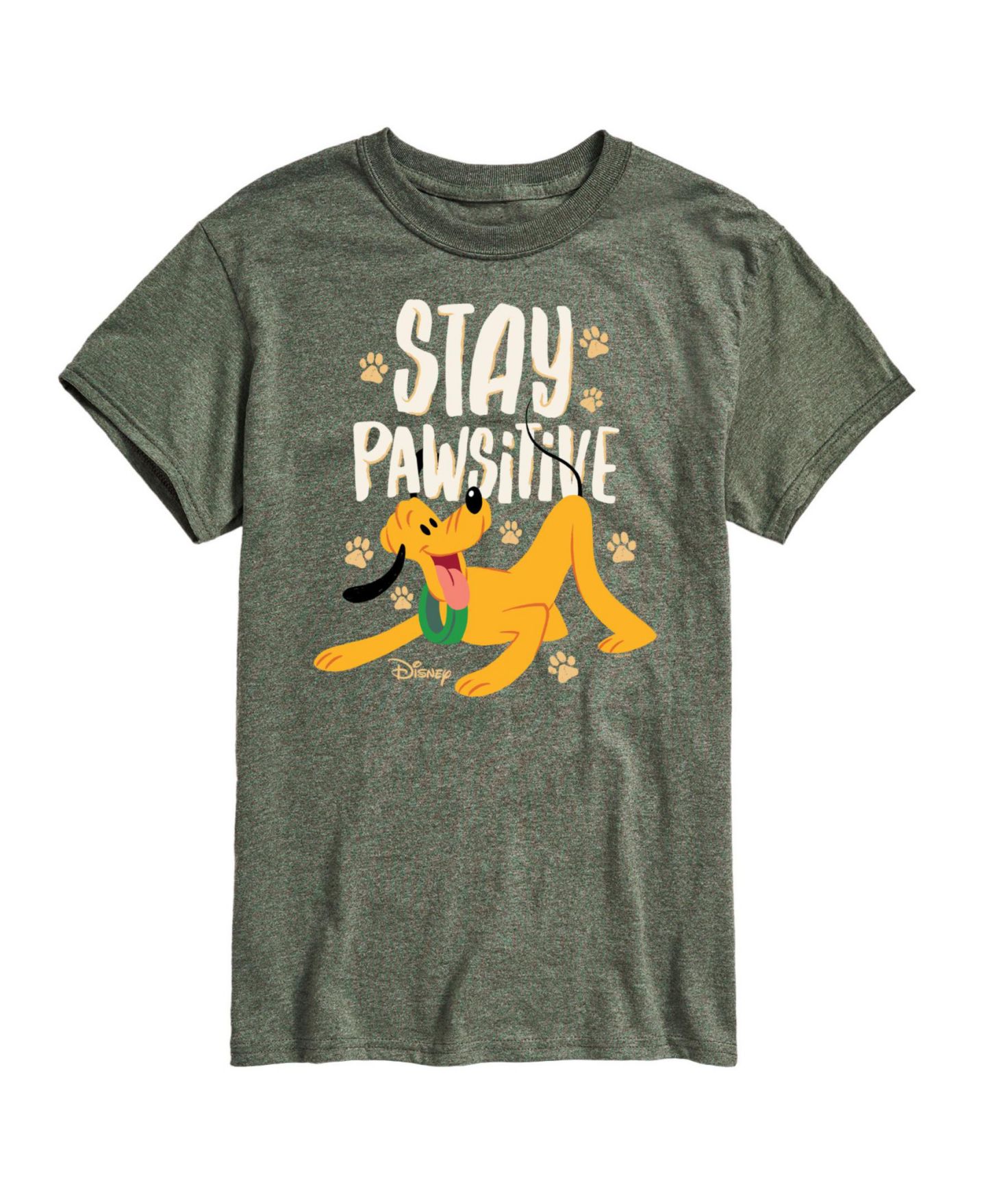 Мужская футболка AIRWAVES Hybrid Apparel Disney Pluto Short Sleeve, цвет: Зелёный — фото 1