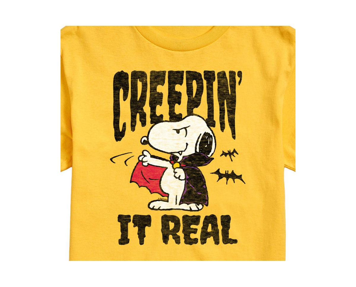 Airwaves Hybrid Apparel Peanuts Vampire Mens Short Sleeve Tee In Grey