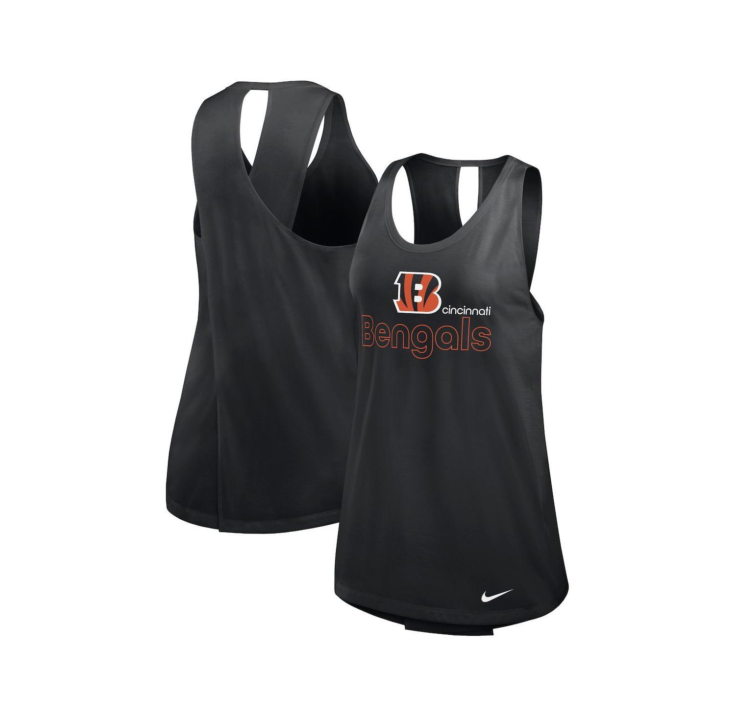 Women's Black Cincinnati Bengals Performance Tank Top