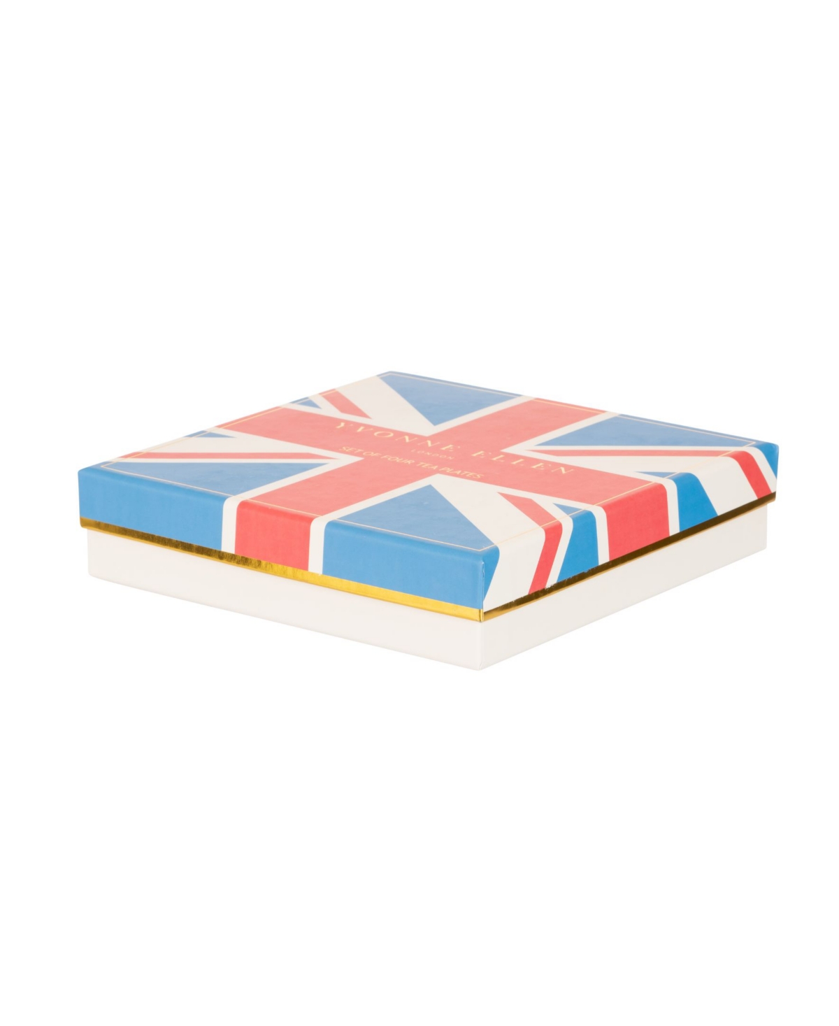 YVONNE ELLEN BEST OF BRITISH TEA PLATES, SET OF 4 