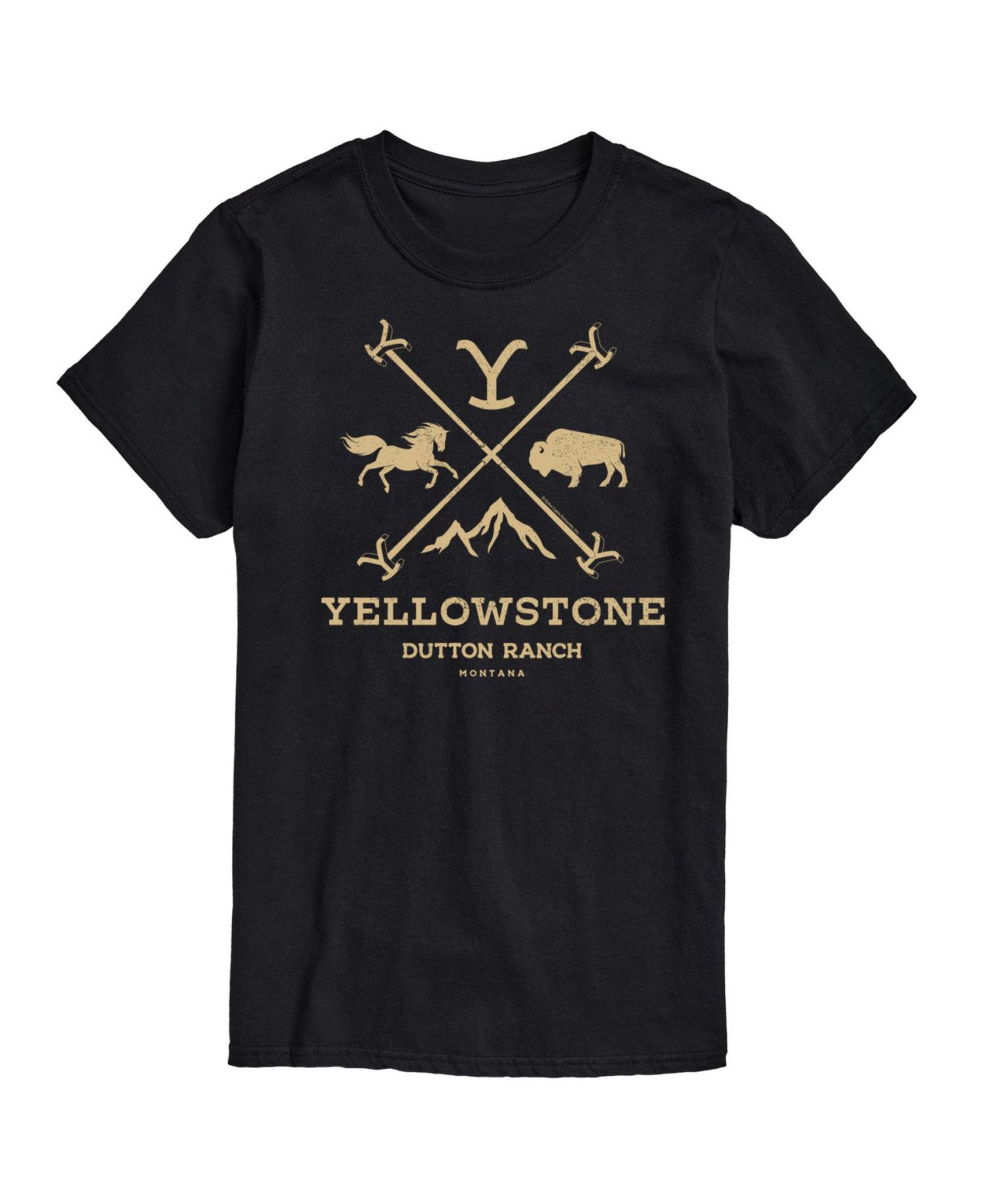 Hybrid Apparel Yellowstone Mens Short Sleeve Tee