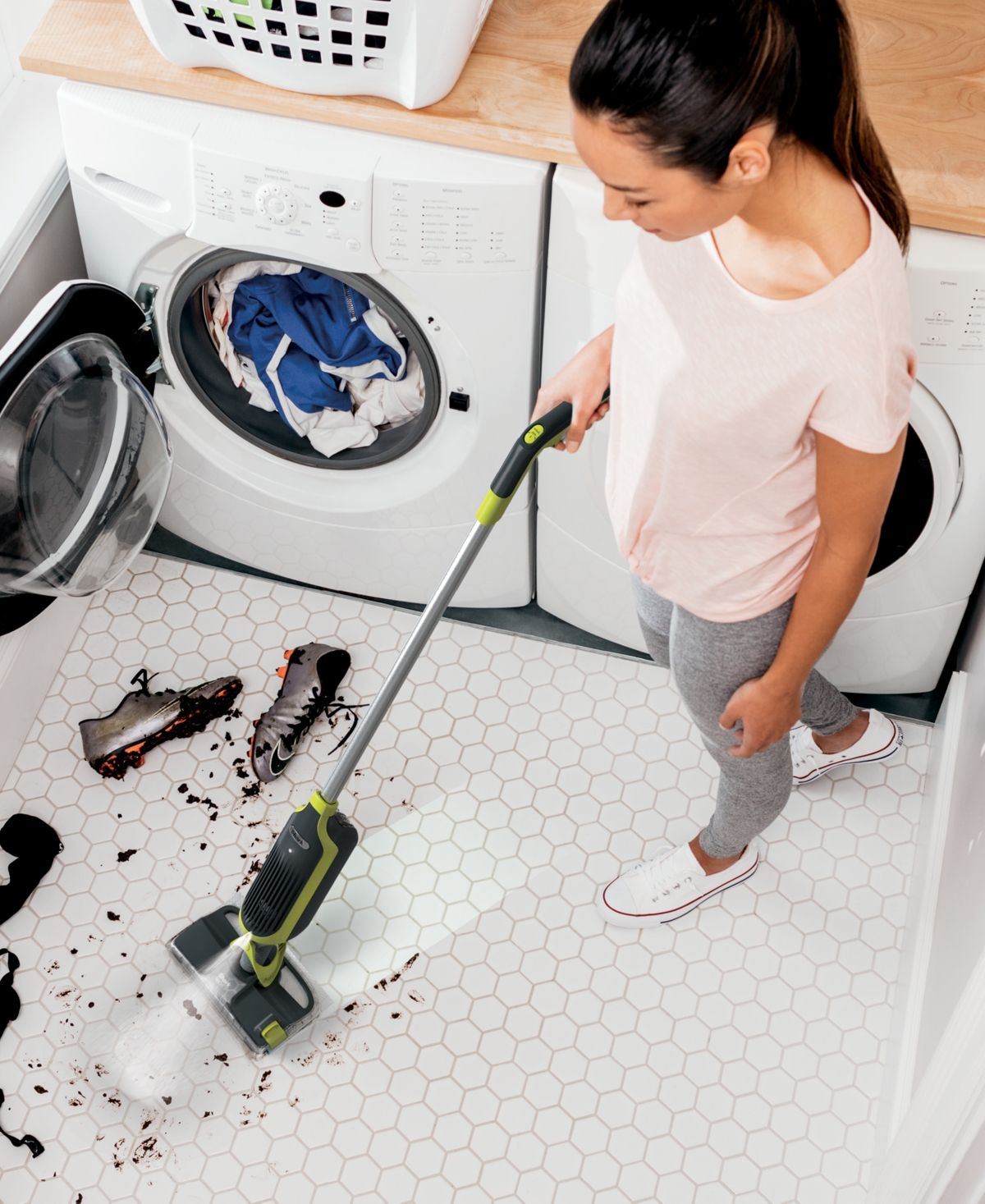 Shark Vacmop Cordless Hard Floor Vacuum Mop With Disposable Vacmop Pad, Vm180 (a $69.99 Value) In No Color