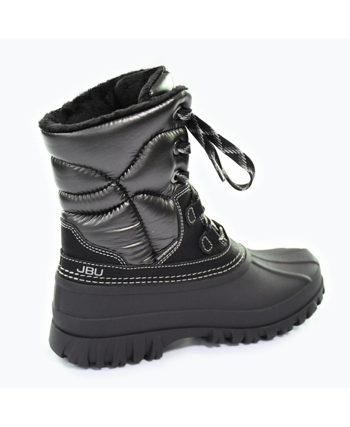 Jbu Women's Canyon Round Toe Waterproof Boots -Grey