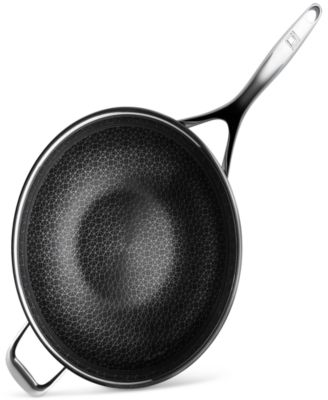 DiamondClad™ 7-Pc. Hybrid Nonstick Stainless Steel Frypan and Wok Set