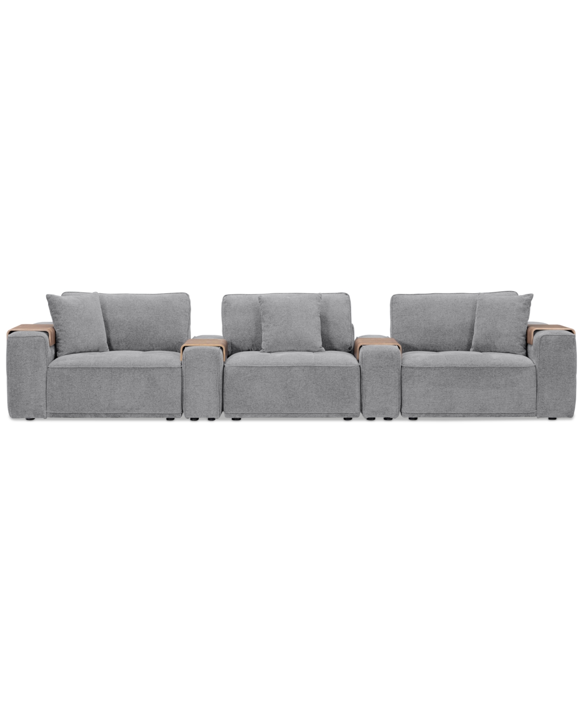 MACY'S NYCOLLE 5-PC. MODULAR FABRIC SECTIONAL WITH 2 CONSOLES, CREATED FOR MACY'S 