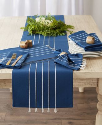 Stripe Tassel Placemat Set of 4