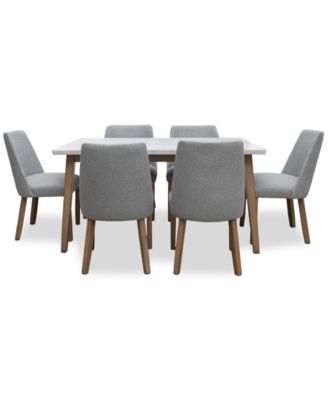 Mabell 7-Pc. Set (Table & 6 Side Chairs), Created for Macy's