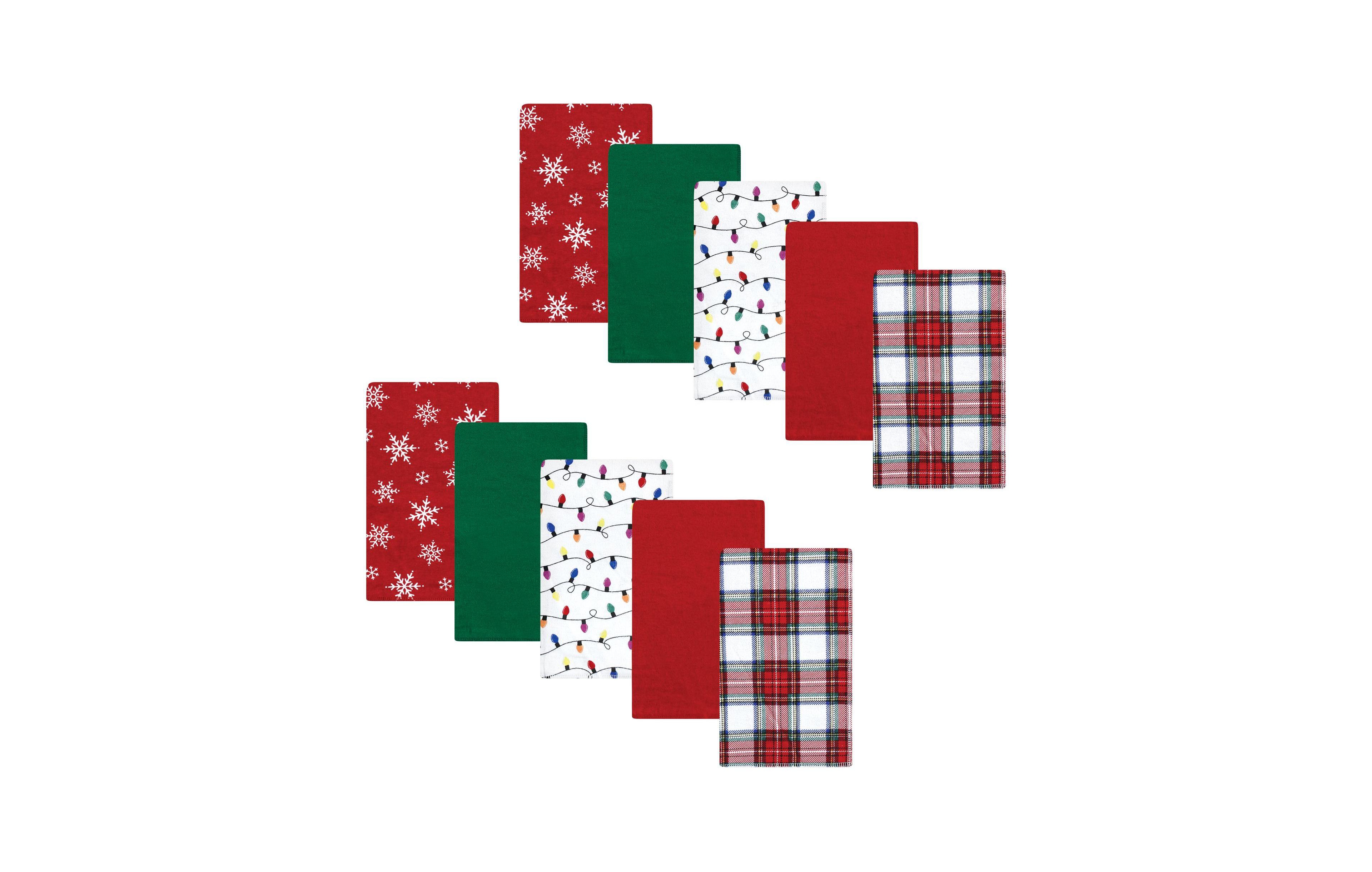 Hudson Baby Flannel Burping Towels Set of 10