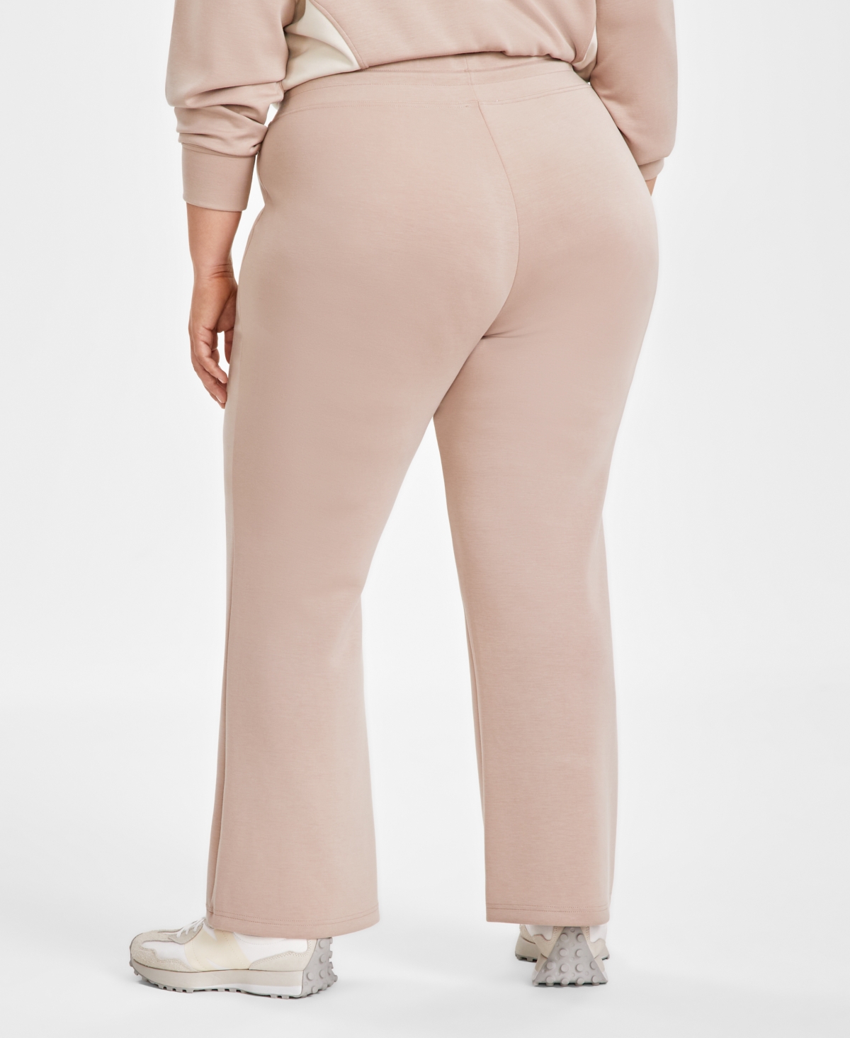 And Now This Trendy Plus Size Scuba Wide-Leg Pants, Created for Macy's